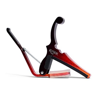 Capotraste para Violão Kyser KG6SNBA Quick-Change Acoustic Guitar Capo Sunburst