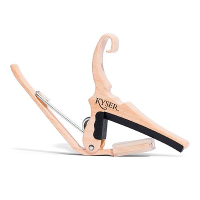 Capotraste para Violão Kyser KG6MA Quick-Change Acoustic Guitar Capo em Maple