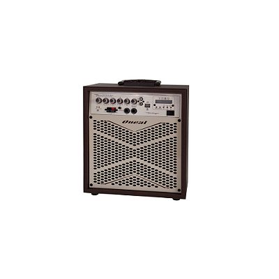 Amplificador Multiuso 100W RMS Oneal OCM 4008 Marrom Vintage com USB, SD, FM e Controle Remoto