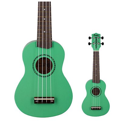 OUTLET Ukulele Soprano Memphis Honu Surf green