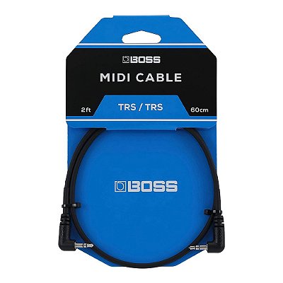 Cabo MIDI P2 x P2 TRS 60 cm Boss BCC-2-3535