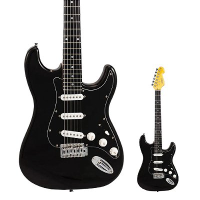 Guitarra Strato PHX ST-1 PR BK Power Premium Linha Sunset Black