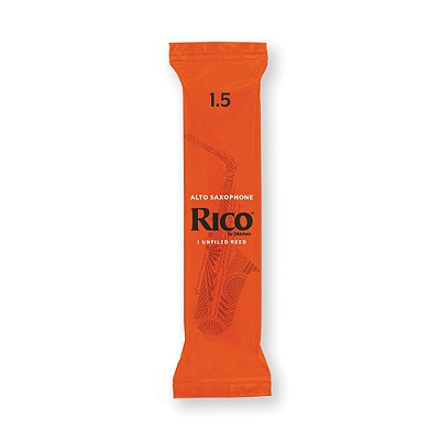 Palheta para Sax Alto Nº 1.5 Rico by D’Addario RJA0115 Alto Saxophone Unfiled Reeds #Progressivo