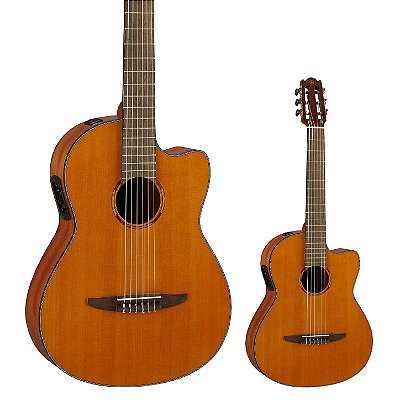 Violão Elétrico Nylon Yamaha NCX1C NT com Tampo Sólido em Western Redcedar