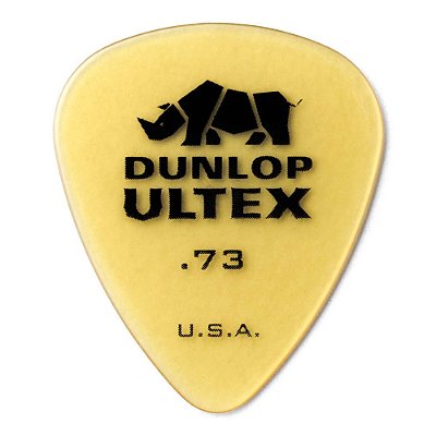 Palheta para Guitarra Dunlop Ultex Standard 0.73 mm Amarela
