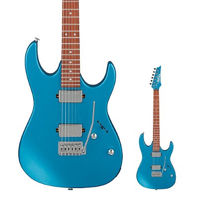 Guitarra Super Strato Ibanez RG GIO GRX120SP MLN Metallic Light Blue Matte Fosca