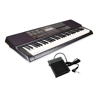 Kit Teclado Arranjador Casio CT-X700 com Pedal Sustain