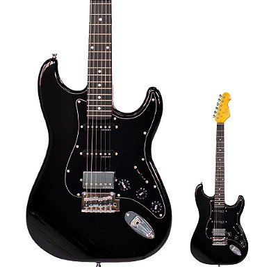 Guitarra Strato HSS Alnico 5 PHX ST-H ALV BK Black