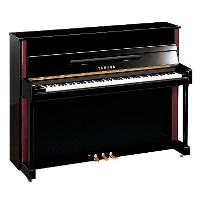 Piano Vertical 88 Teclas Yamaha JX113T Polished Ebony
