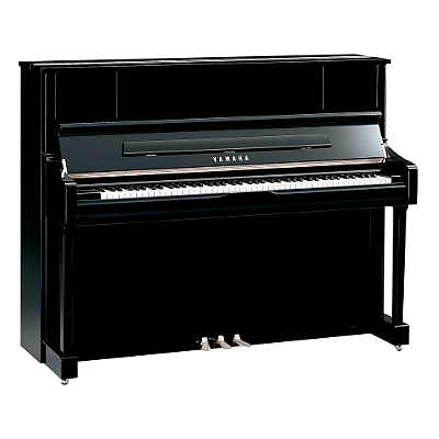 Piano Vertical 88 Teclas Yamaha U1J Polished Ebony Chrome