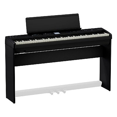 Piano Digital 88 Teclas Roland FP-E50 Preto com Estante