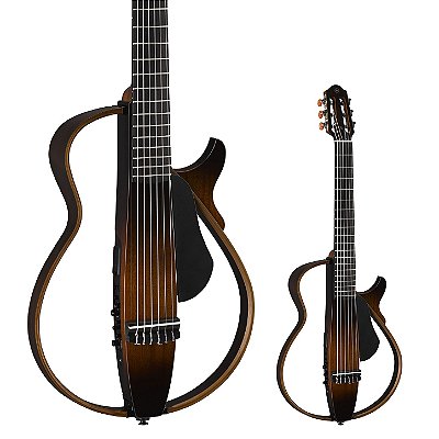 Violão Elétrico Nylon Yamaha Silent SLG200N TBS Sunburst com Bag