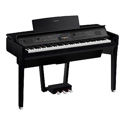 Piano Vertical Digital 88 Teclas Yamaha Clavinova CVP-809 Black