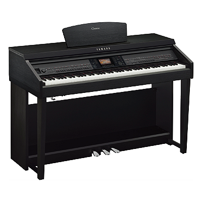 Piano Vertical Digital 88 Teclas Yamaha Clavinova CVP-701 Black