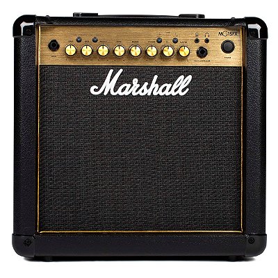 Amplificador Guitarra 1x8” 15W Marshall MG15FX com Efeitos