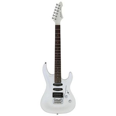 Guitarra Super Strato Aria Pro II MAC-STD Pearl White