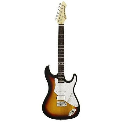 Guitarra Stratocaster HSS Aria Pro II 714-STD Fullerton 3 Tone Sunburst