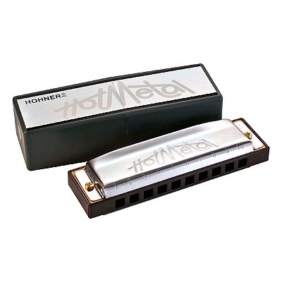 Harmônica Diatônica E (Mi) Hohner Hot Metal