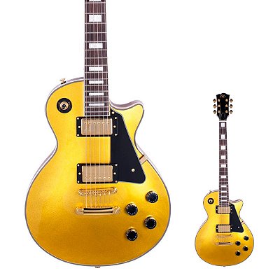 Guitarra Les Paul Tampo Maple SX EH3-GD Gold