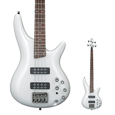 Baixo 4 Cordas Ibanez SR300E PW Pearl White