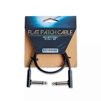 Cabo Pedal Flat 30 cm RockBoard Flat Patch Cable