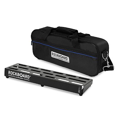 Pedalboard 47x14 cm RockBoard DUO 2.1 com Gig Bag