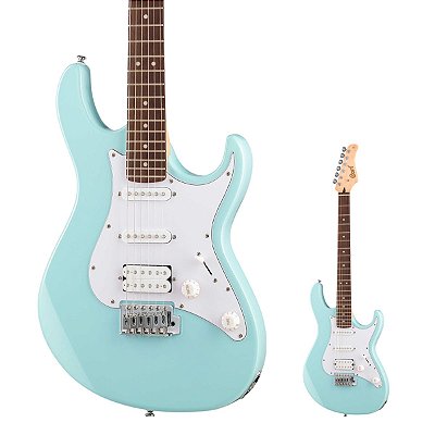 Guitarra Stratocaster HSS Tarraxas com Trava Cort G200 Sky Blue