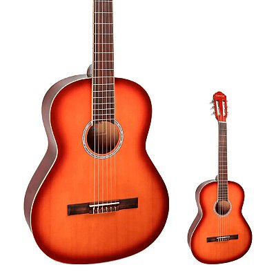 OUTLET | Violão Clássico Acústico Nylon Giannini GN-15 TS Tobacco Sunburst