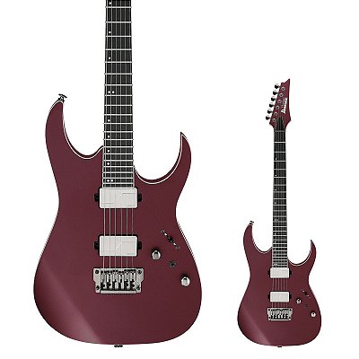 Guitarra Super Strato Japonesa Ibanez RG5121 Burgundy Metallic Flat com Case e captadores Fishman