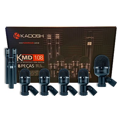 Kit de Microfones para Bateria Kadosh KMD 108