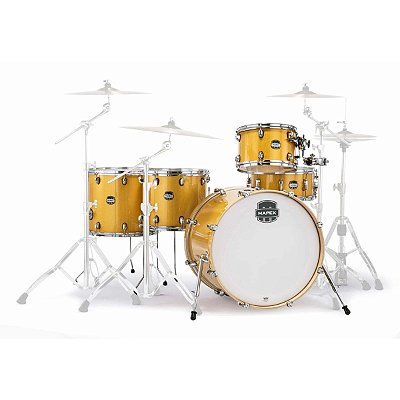 Bateria 22” 14” 12” 14” 16” Mapex Mars Crossover MA528SF Sunflower Sparkle com 2 Surdos