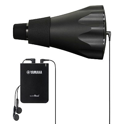 Sistema de Surdina Eletrônica para Trompa Yamaha SB3X com Amplificador