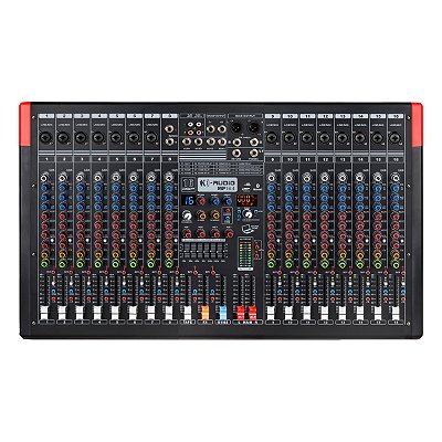 Mesa de Som 16 Canais 4 Auxiliares Kadosh K-Audio MP 16.4