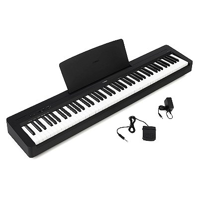 Piano Digital 88 Teclas Yamaha P-145B Preto