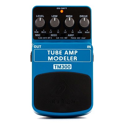 Pedal Simulador Amplificador Behringer TM300 Tube Amp Modeler