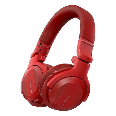 Fone de Ouvido Bluetooth para DJ Pioneer HDJ-CUE1BT Vermelho