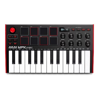 Controlador MIDI 25 Teclas AKAI MPK Mini Mk3