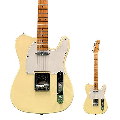 Guitarra Telecaster SX STL50+/VWH Vintage White com Bag