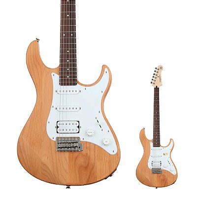 Guitarra Strato HSS Corpo Alder Yamaha Pacifica PAC112J YNS Yellow Natural Satin