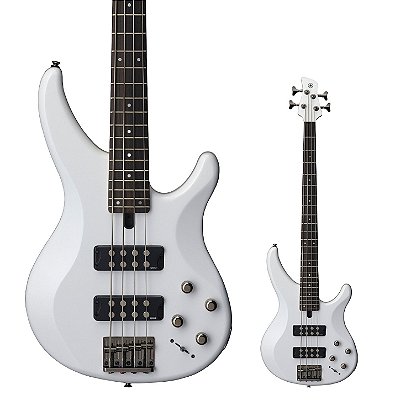 Baixo 4 Cordas Captadores Dual Coil Yamaha TRBX304 WH White
