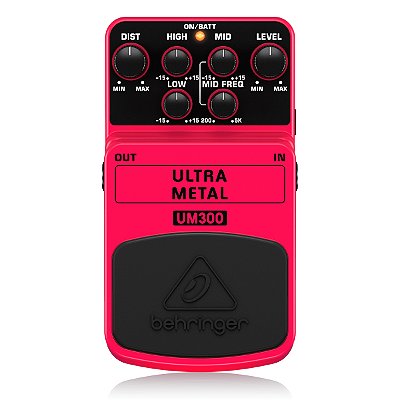 Pedal Distorção Behringer UM300 Ultra Metal