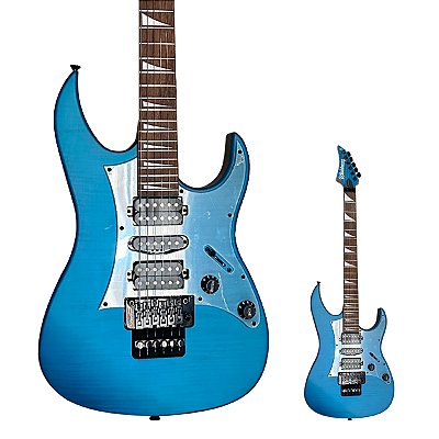 Guitarra Super Strato Floyd Rose Waldman WIG450X TBLS Trans Blue Satin