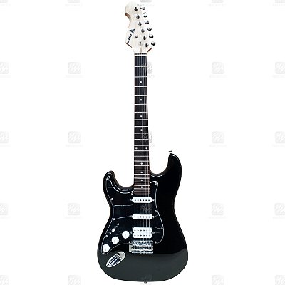 Guitarra Canhoto Strato HSS PHX ST-H BK LH Black