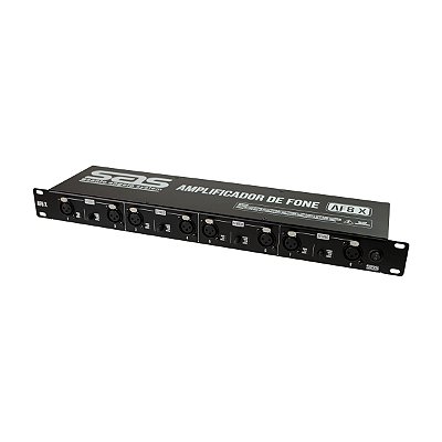 Amplificador de Fone 8 Canais Rack Santo angelo AF8 X