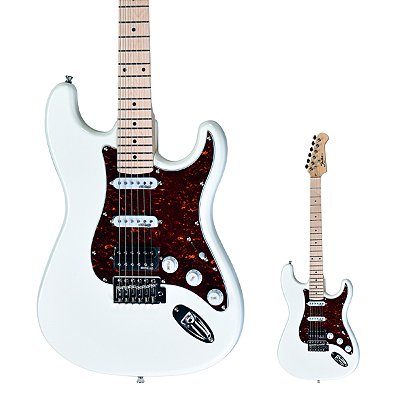 Guitarra Strato HSS Basswood Shelter SSW Alpine White