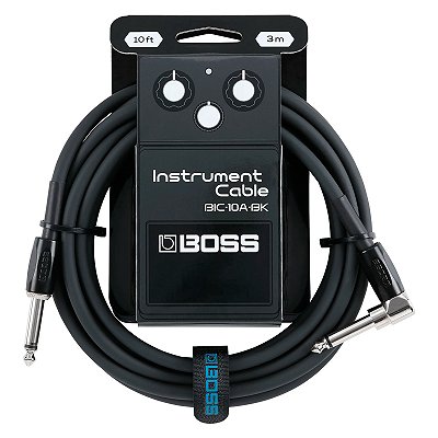 Cabo Instrumentos P10/P10L 3 metros Boss BIC-10A-BK Preto