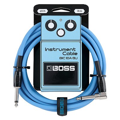 Cabo Instrumentos P10/P10L 3 metros Boss BIC-10A-BU Azul