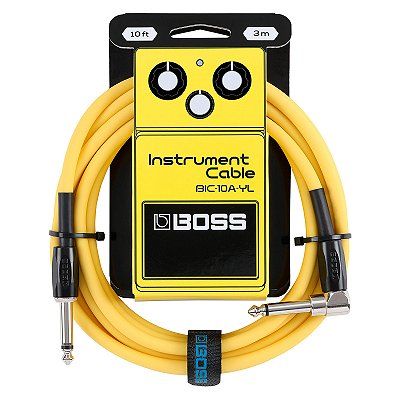 Cabo Instrumentos P10/P10L 3 metros Boss BIC-10A-YL Amarelo