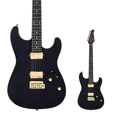 Guitarra Super Strato Benson Hardy S Modern Black Satin com Bag