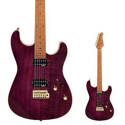 Guitarra Super Strato Benson S Hardy Modern Purple Burst com Bag